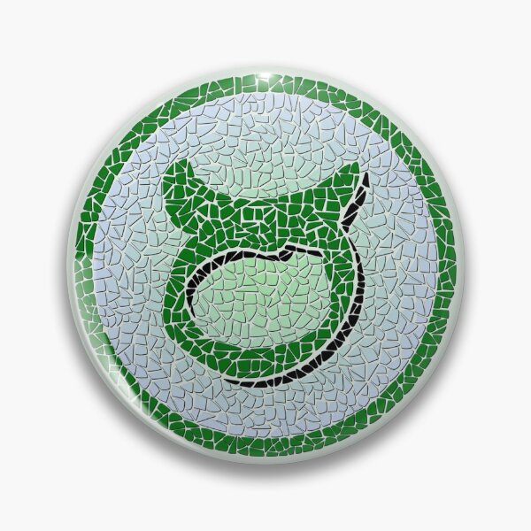 Item preview, Astrological Symbol Taurus in Circular Mosaic Effect designed and sold by kernowerno.