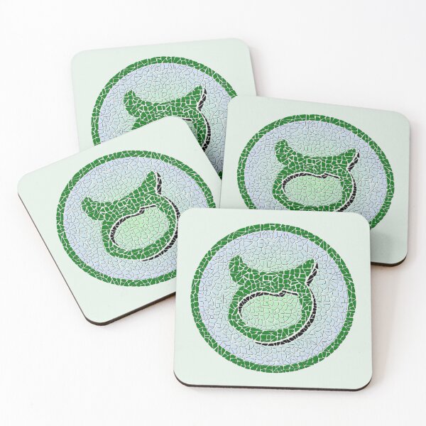 Item preview, Astrological Symbol Taurus in Circular Mosaic Effect designed and sold by kernowerno.