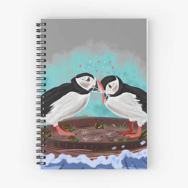 Item preview, Puffins designed and sold by SignumNoemiArt.