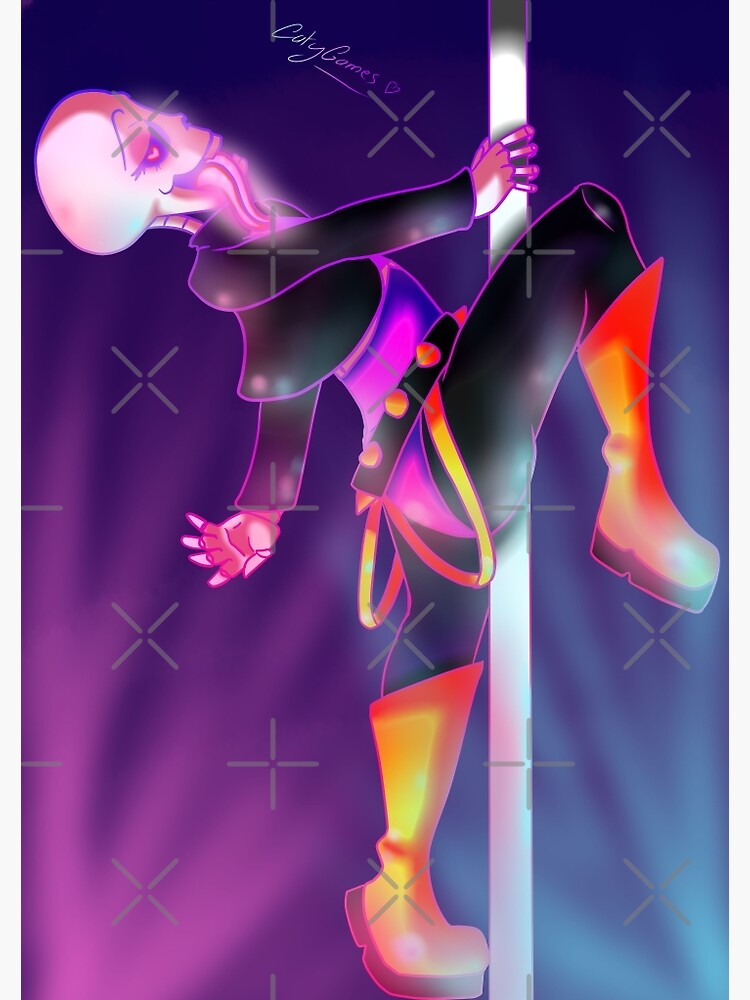 sans undertale game chapter 3 Postcard for Sale by onlydrawning