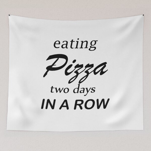 Item preview, eating pizza two days in a row designed and sold by lahcen0102.
