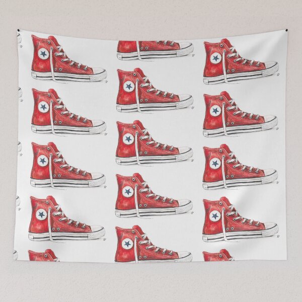 Item preview, Red Converse Sneaker designed and sold by sarahvogelart.