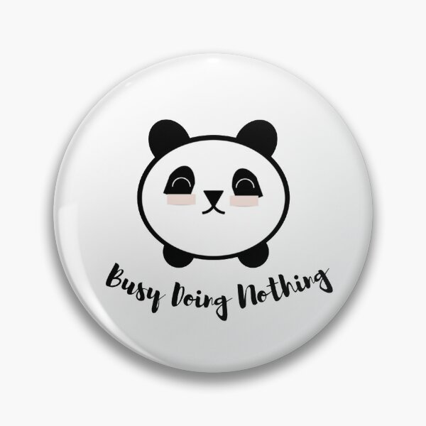 Item preview, *Busy Doing Nothing Panda* designed and sold by CSdoodles.