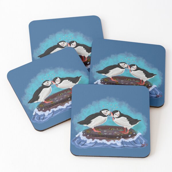Item preview, Puffins designed and sold by SignumNoemiArt.