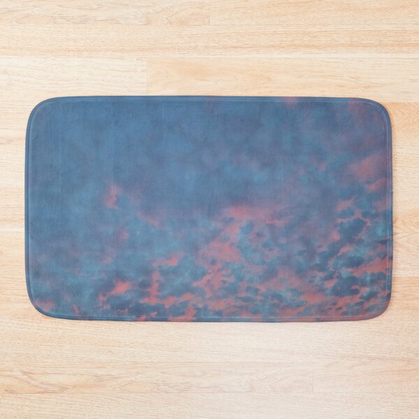 Item preview, Baby blue and pink cotton candy summer clouded sky designed and sold by Marilena Strambu.