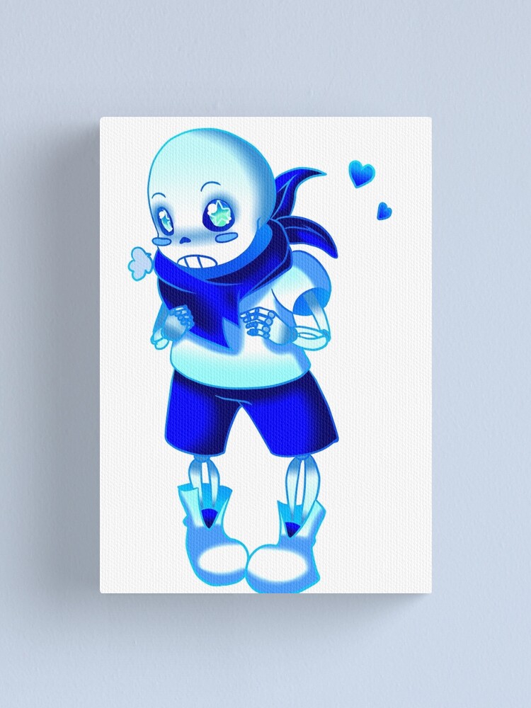 Undertale Au Underswap Sans Kawaii Canvas Print By Catygames Redbubble