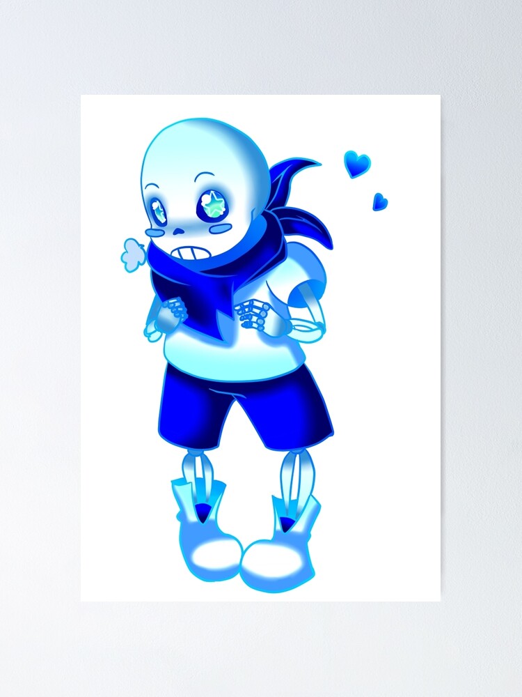 Undertale Au Underswap Sans Kawaii Poster By Catygames Redbubble