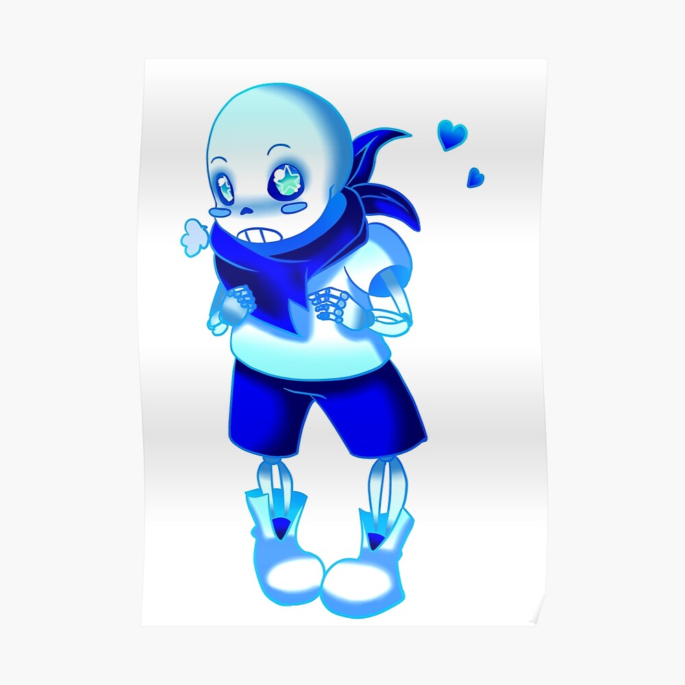 Undertale Au Underswap Sans Kawaii Art Print By Catygames Redbubble