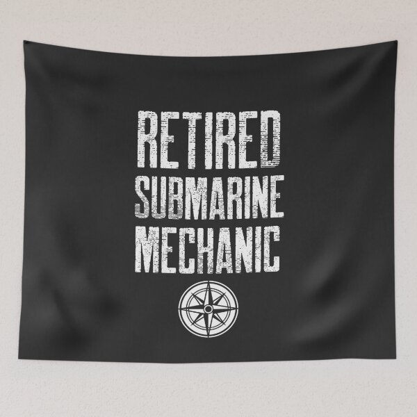 Item preview, Retired Submarine Mechanic Submarine Gift designed and sold by EricJP.