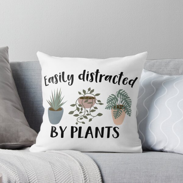 Item preview, Easily distracted by plants designed and sold by laurakarot.