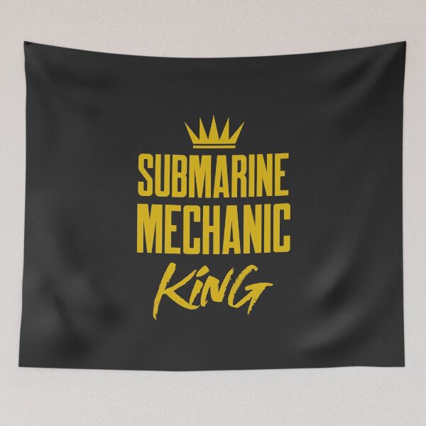 Item preview, Submarine Mechanic King Submarine Gift designed and sold by EricJP.
