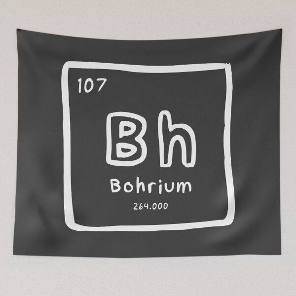Aperçu de l'œuvre Element 107: Bohrium créée et vendue par mjlemay.