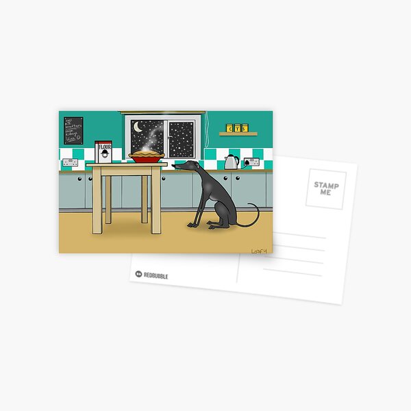 She Knows She Shouldn't Postcard