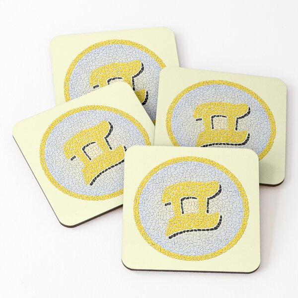 Item preview, Astrological Symbol Gemini in Circular Mosaic Effect designed and sold by kernowerno.