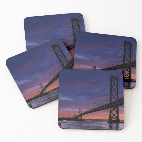 Item preview, Aloha Mish BayBridge Sunset designed and sold by AlohaMish.