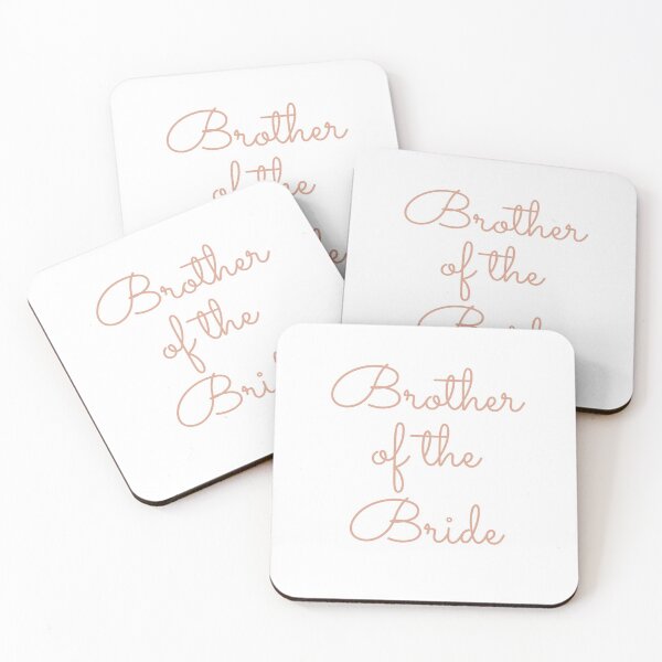 Item preview, Brother Of The Bride Rose Gold designed and sold by pinkfantasy.