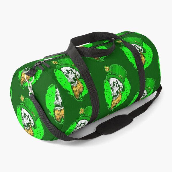 Item preview, st patricks skeleton leprechaun skull designed and sold by Gossip Rag.