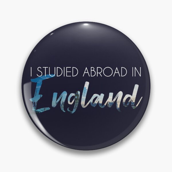 Item preview, England Study Abroad - White Text designed and sold by UnderwaterSky.