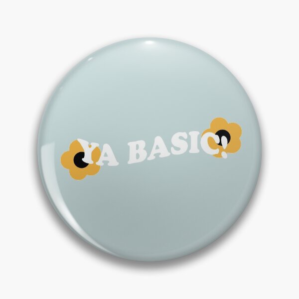 Item preview, "Ya basic!" Floral The Good Place quote designed and sold by --EllieEdits--.