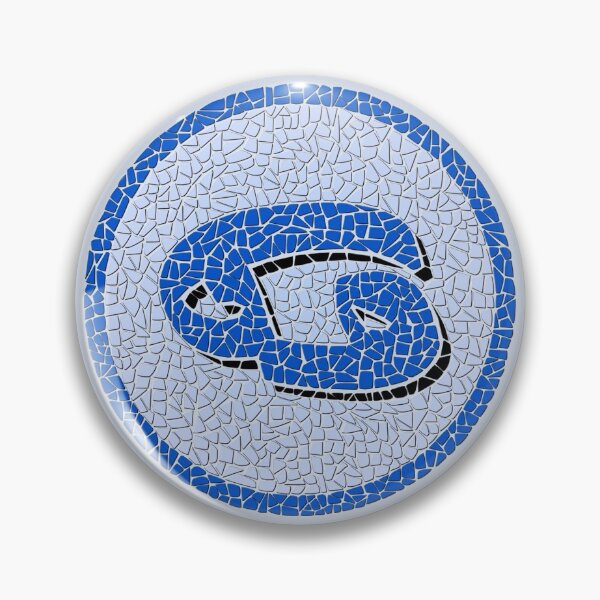 Item preview, Astrological Symbol Cancer in Circular Mosaic Effect designed and sold by kernowerno.