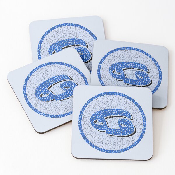 Item preview, Astrological Symbol Cancer in Circular Mosaic Effect designed and sold by kernowerno.