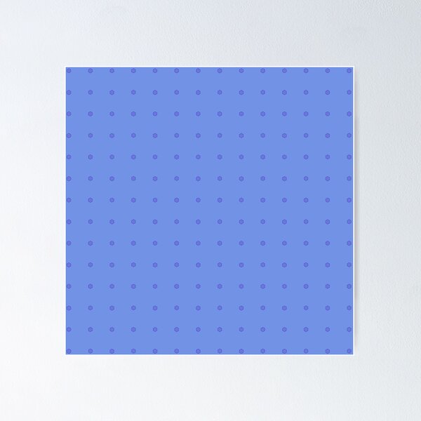 Item preview, Spaced-Out Tiny Hexagons, simple geometric print, purple on cornflower blue designed and sold by Susan Marie Williams.
