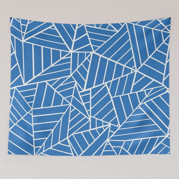 Item preview, Abstract Lines French Blue designed and sold by ProjectM.