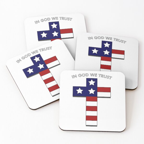 Item preview, In God We Trust US Flag Cross designed and sold by thestuffcompany.