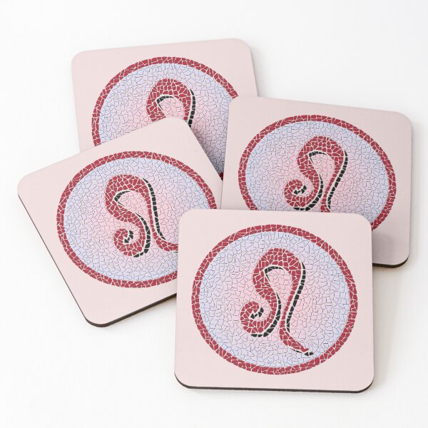 Item preview, Astrological Symbol Leo in Circular Mosaic Effect designed and sold by kernowerno.