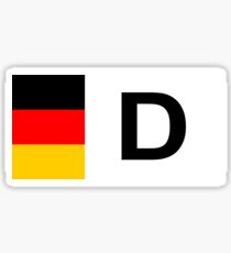 GERMANY CAR STICKER Sticker