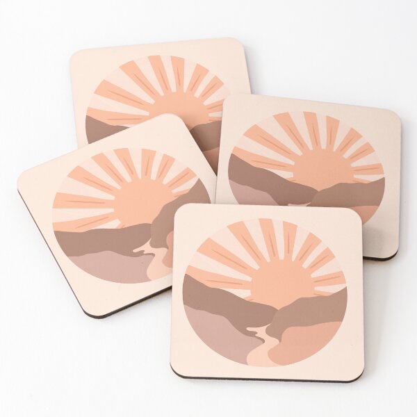 Item preview, Cute Sunset and Mountains designed and sold by Shea Sketches.