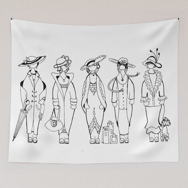 Item preview, Fashion plates designed and sold by Linda Bassett.