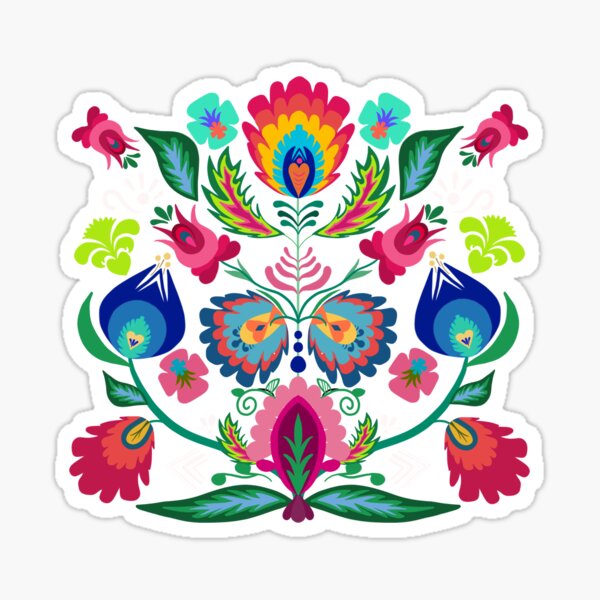 Item preview, Fleurs d'art populaire polonais designed and sold by Christina Anderson.