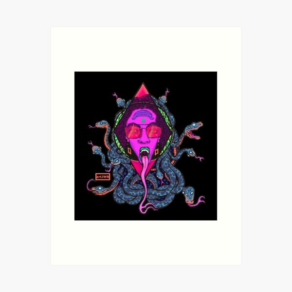 Aperçu de l'œuvre Vapor Wave Medusa créée et vendue par Jacob Wayne Bryner.