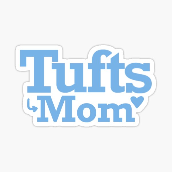 Item preview, Tufts University Mom - Simple  designed and sold by TuftsStickers.