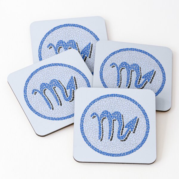 Item preview, Astrological Symbol Scorpio in Circular Mosaic Effect designed and sold by kernowerno.