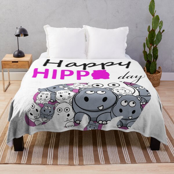 Item preview, Happy Hippo Day designed and sold by Mrspink16.