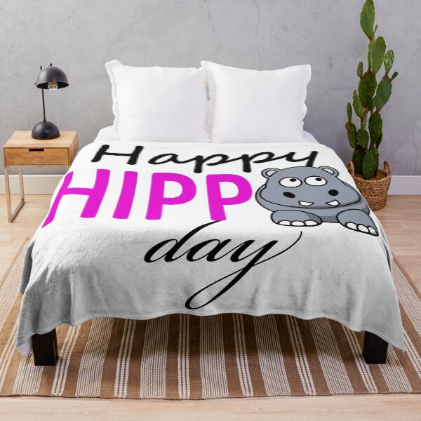 Item preview, Happy Hippo Day designed and sold by Mrspink16.