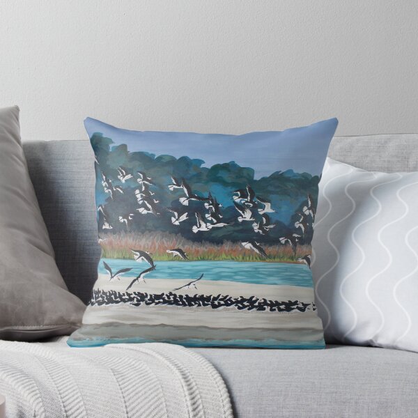 Item preview, Black Skimmer Flock designed and sold by LauraWolfArtist.