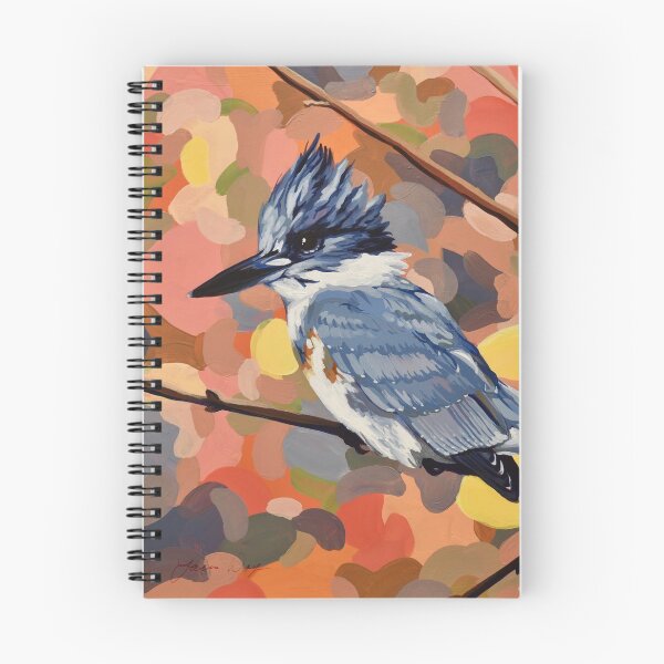 Item preview, Belted Kingfisher designed and sold by LauraWolfArtist.