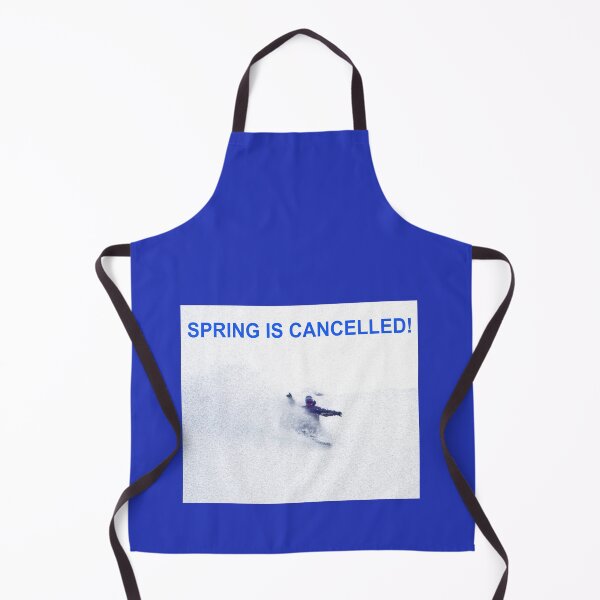 Item preview, Spring is cancelled funny snowboard picture designed and sold by Artstastic.