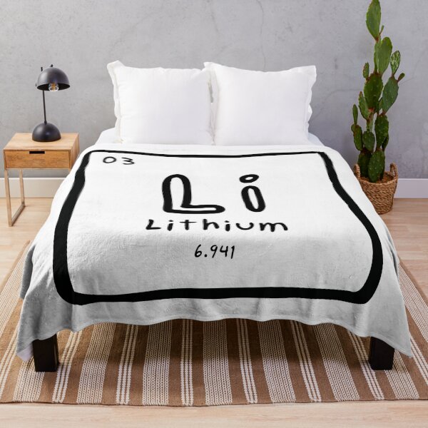 Item preview, Element 03: Lithium (Black and White) designed and sold by mjlemay.