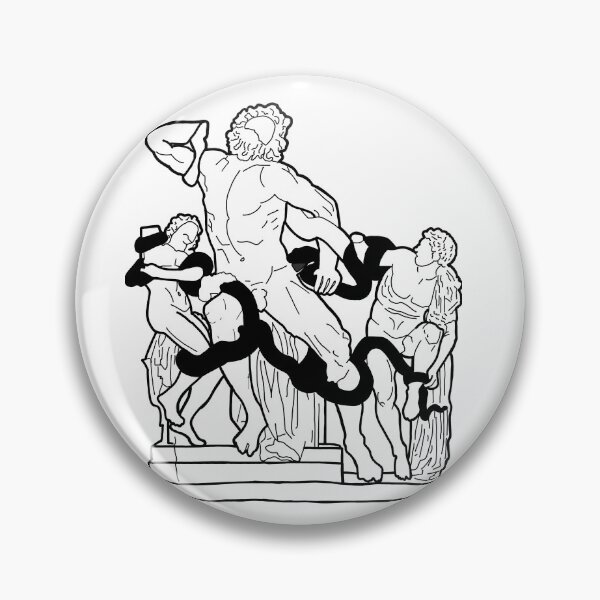 Item preview, Outline - Sculpture Laocoon and his sons designed and sold by JohanneD.
