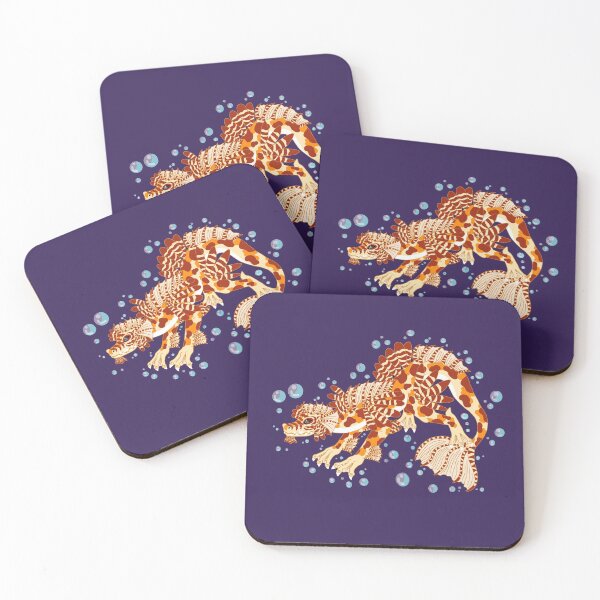 Item preview, Koi dragon swimming bubbles designed and sold by KatyChristoff.