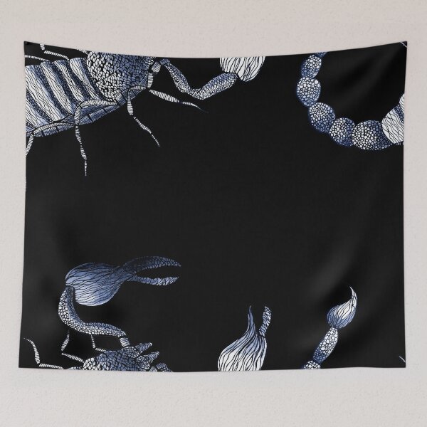 Item preview, Scorpio Art Hand Drawing designed and sold by mythandframe.