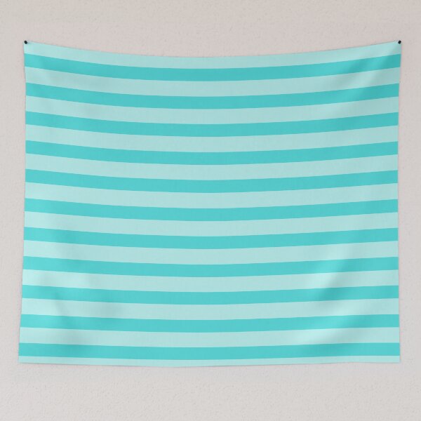 Item preview, Teal Stripes - Two-Toned designed and sold by Whoopsidoodle.