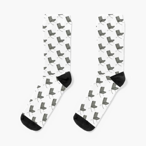 Barcelona chair - Watercolor Painting Socks