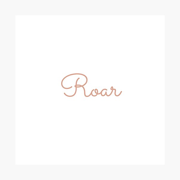 Item preview, Roar in Rose Gold designed and sold by pinkfantasy.