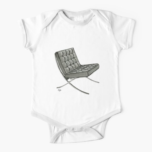 Eames Armchair Rar Baby One Piece By Artsyvectors Redbubble