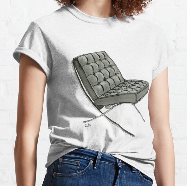 Barcelona chair - Watercolor Painting Classic T-Shirt